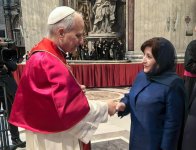 Milli Məclisin sədri Roma Papasının taxtaçıxma mərasimində iştirak edib (FOTO)