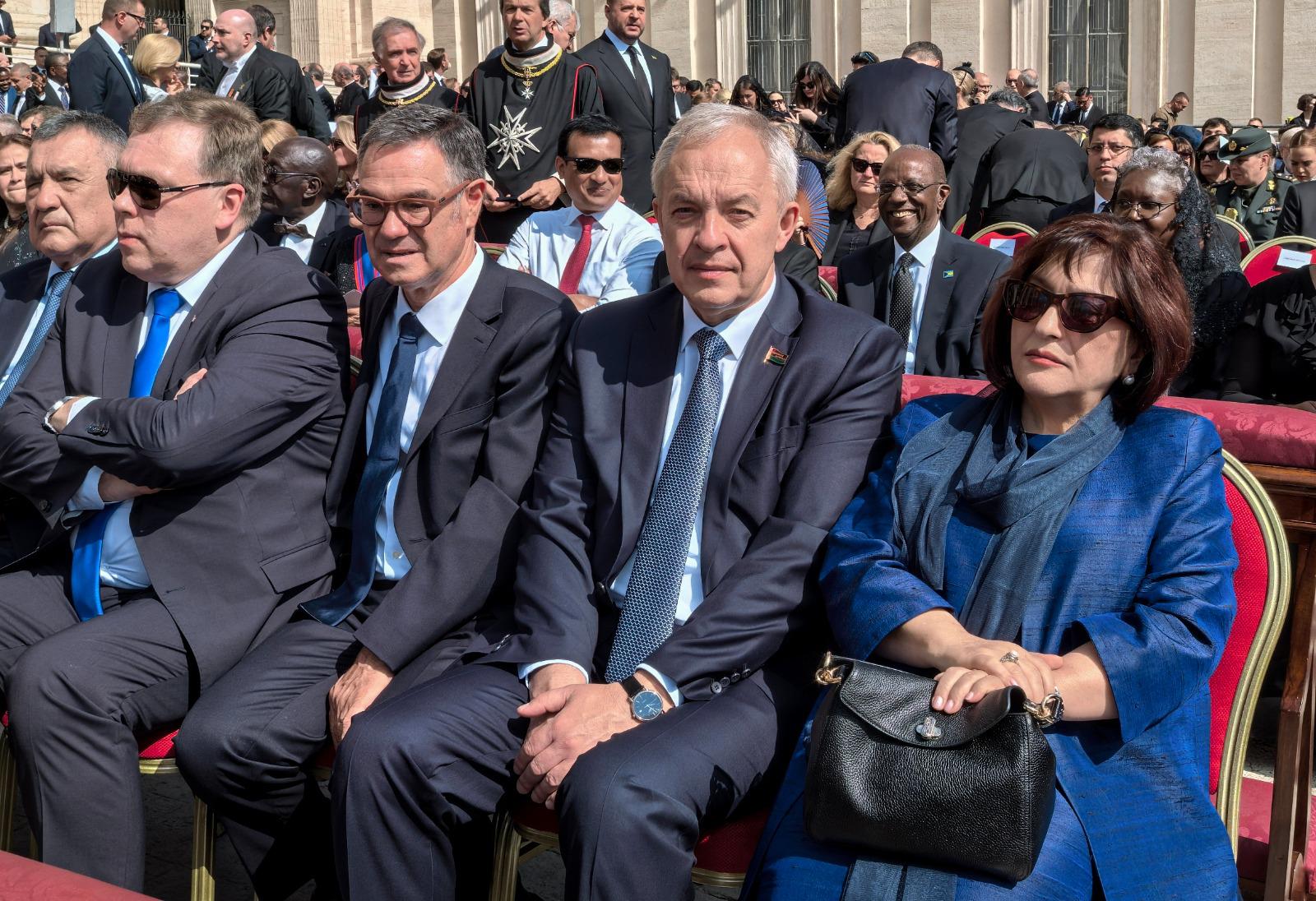 Milli Məclisin sədri Roma Papasının taxtaçıxma mərasimində iştirak edib (FOTO)