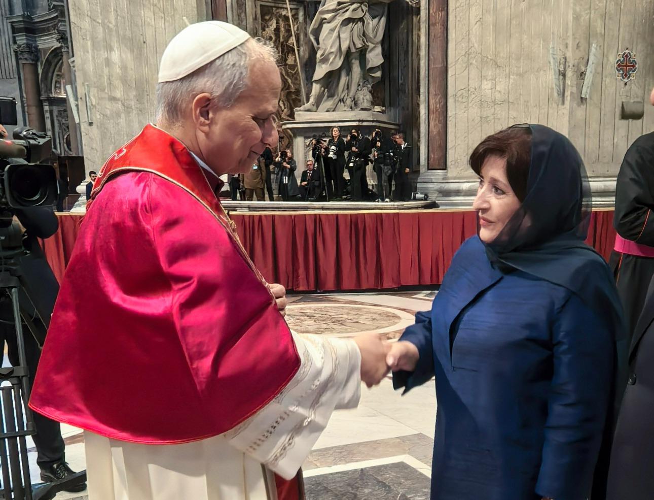 Milli Məclisin sədri Roma Papasının taxtaçıxma mərasimində iştirak edib (FOTO)