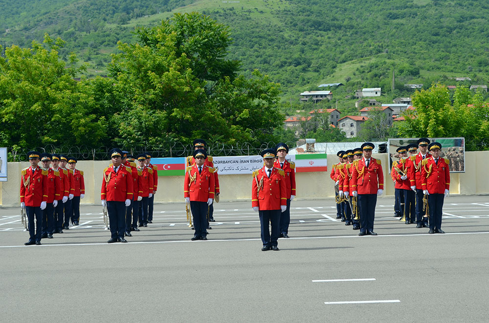 Azərbaycan-İran birgə hərbi təliminin açılış mərasimi keçirilib (FOTO)