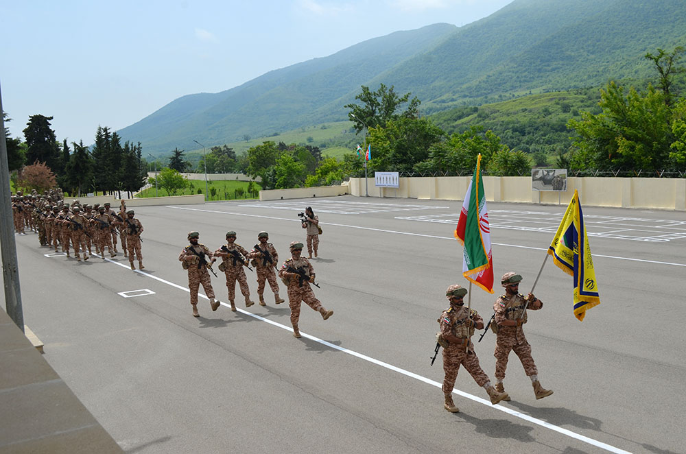 Azərbaycan-İran birgə hərbi təliminin açılış mərasimi keçirilib (FOTO)
