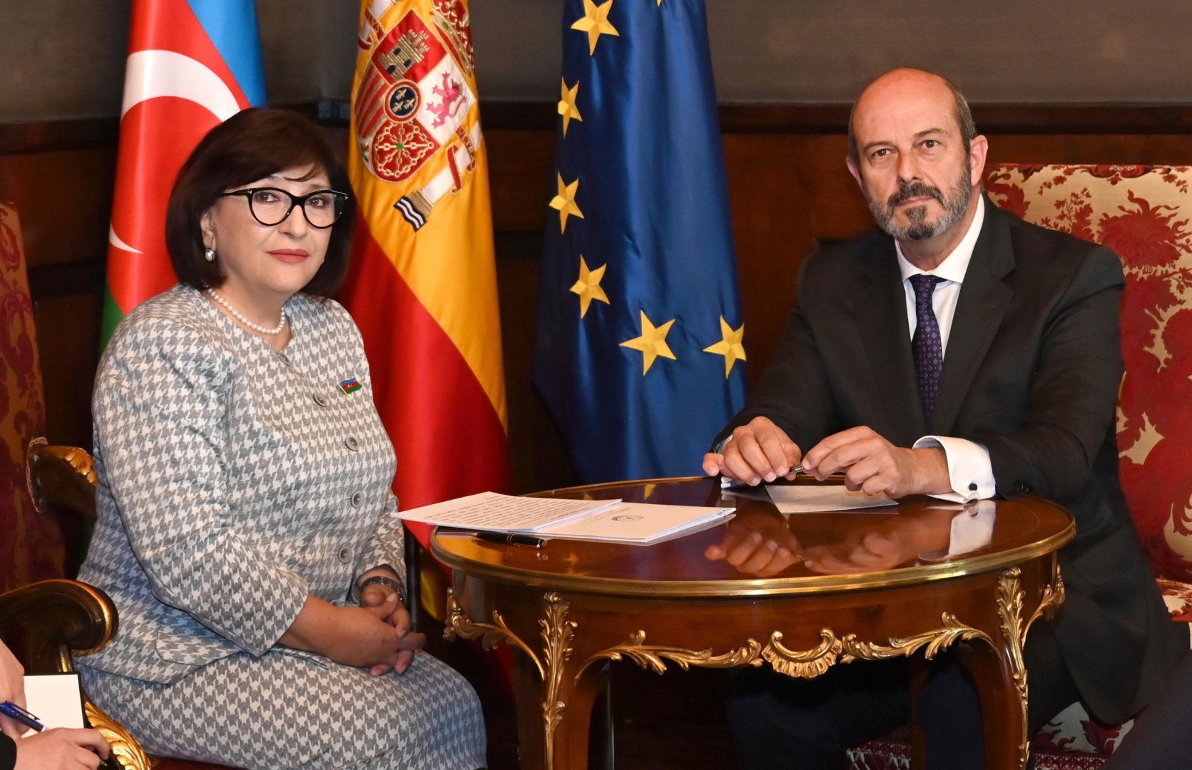 Azərbaycanla İspaniya arasında parlementlərarası əlaqələr müzakirə edildi (FOTO)
