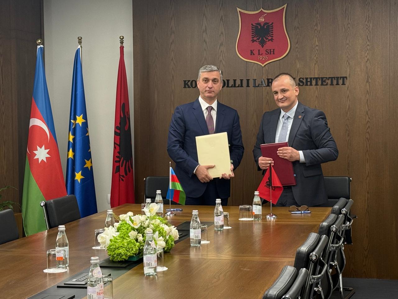 Hesablama Palatası ilə Albaniya Ali Audit Orqanı arasında Anlaşma Memorandumu imzalanıb