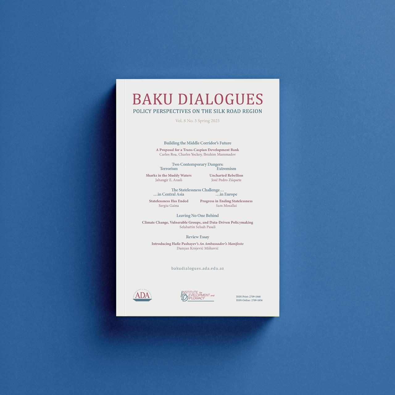 "Bakı Dialoqları" ("Baku Dialogues") jurnalının yeni buraxılışı dərc edilib