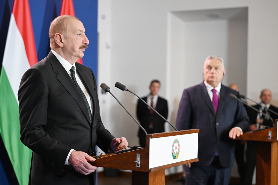 Prezident İlham Əliyev: Macarıstan xüsusilə Aİ məkanında müstəqil siyasət yürüdən nadir ölkələrdən biridir