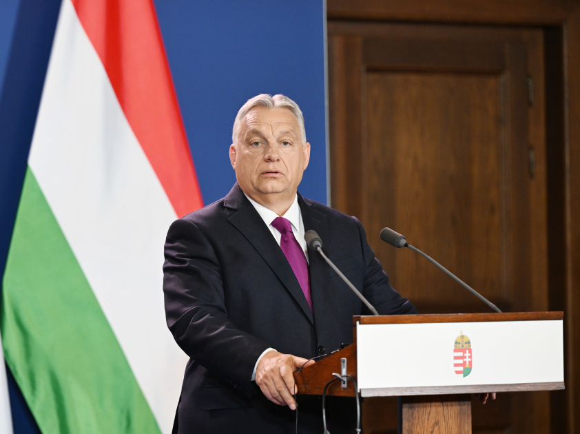 Budapeştdə Prezident İlham Əliyev və Macarıstanın Baş naziri Viktor Orban mətbuata bəyanatlarla çıxış ediblər (FOTO) (YENİLƏNİB)