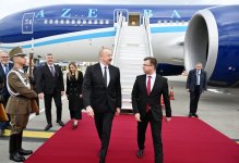Prezident İlham Əliyev Macarıstana işgüzar səfərə gəlib (FOTO/VİDEO)