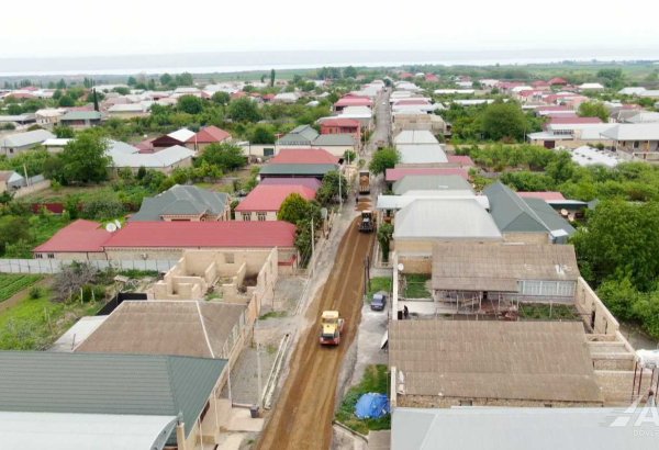 Şəmkirdə kəndlərarası avtomobil yolu yenidən qurulur (FOTO/VİDEO)