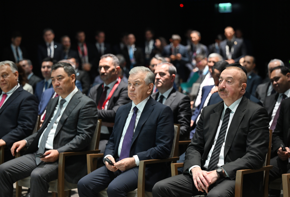 Prezident İlham Əliyev Nobel mükafatı laureatı Əziz Sancarın Əlişir Nəvai Beynəlxalq Mükafatı ilə təltif olunması mərasimində iştirak edib (FOTO/VİDEO)