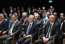 Prezident İlham Əliyev Nobel mükafatı laureatı Əziz Sancarın Əlişir Nəvai Beynəlxalq Mükafatı ilə təltif olunması mərasimində iştirak edib (FOTO/VİDEO)