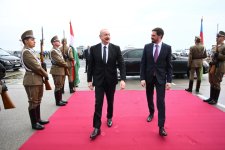 Prezident İlham Əliyevin Macarıstana işgüzar səfəri başa çatıb (FOTO)