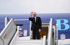 Prezident İlham Əliyevin Macarıstana işgüzar səfəri başa çatıb (FOTO)