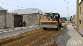 Şəmkirdə kəndlərarası avtomobil yolu yenidən qurulur (FOTO/VİDEO)