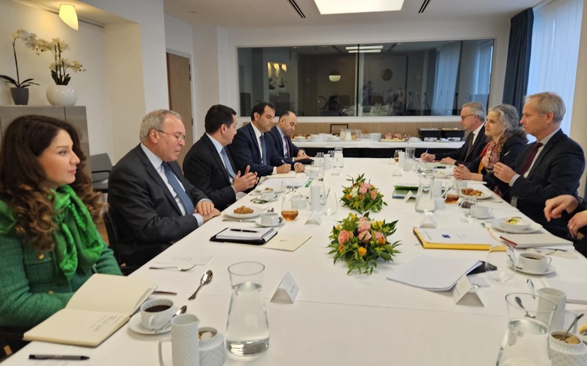 Aİ-Azərbaycan Təhlükəsizlik Dialoqunun 6-ci iclası keçirilib (FOTO)