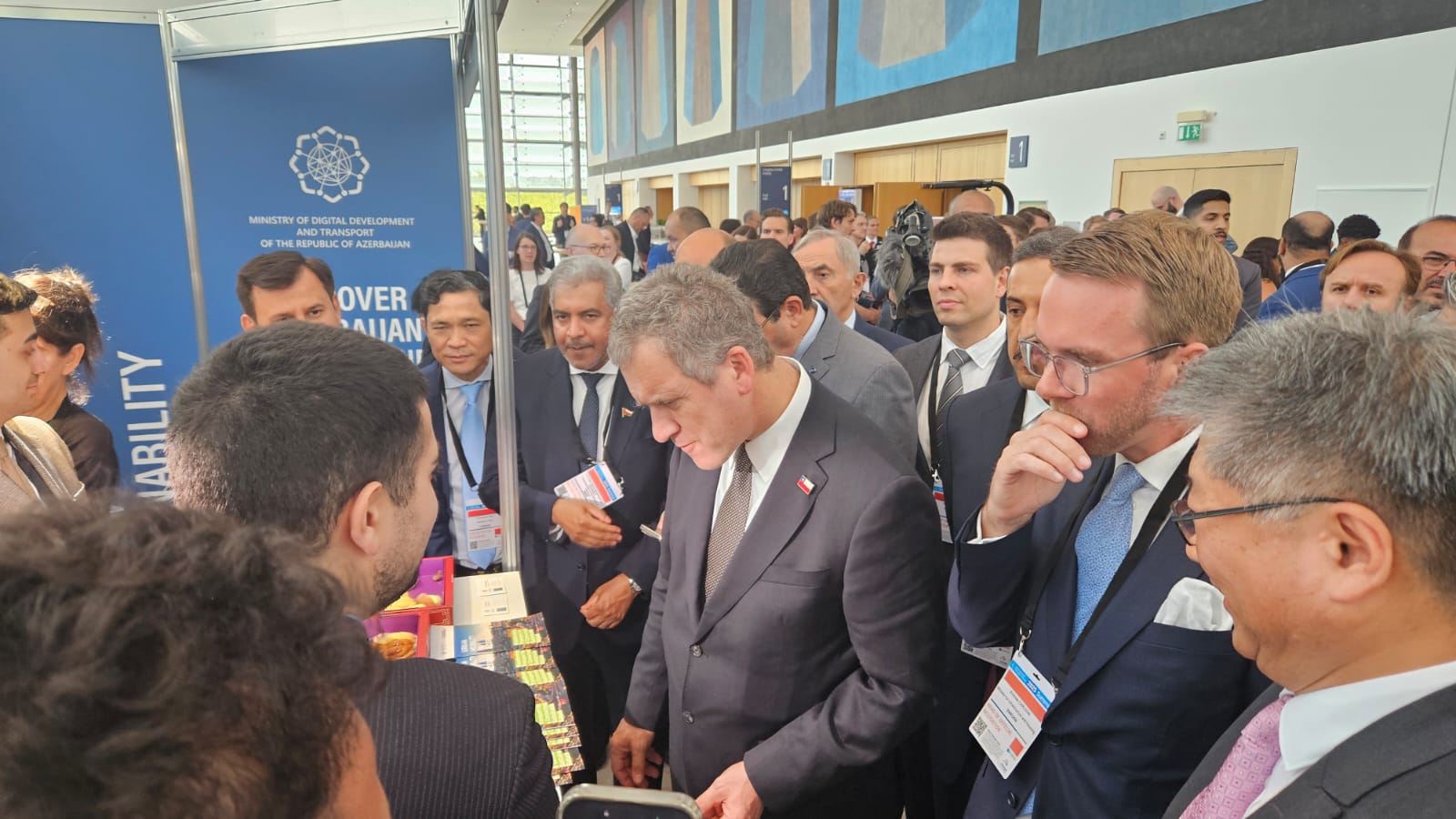 Beynəlxalq Nəqliyyat Forumu Sammitinə prezidentlik Azərbaycana təhvil verilib (FOTO)