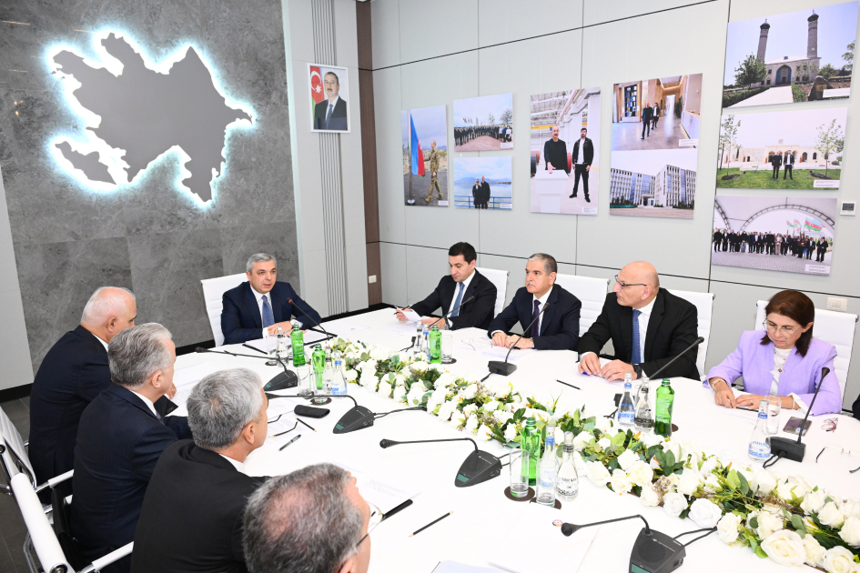 Əlaqələndirmə Qərargahının növbəti iclası Ağdam şəhərində keçirilib (FOTO)