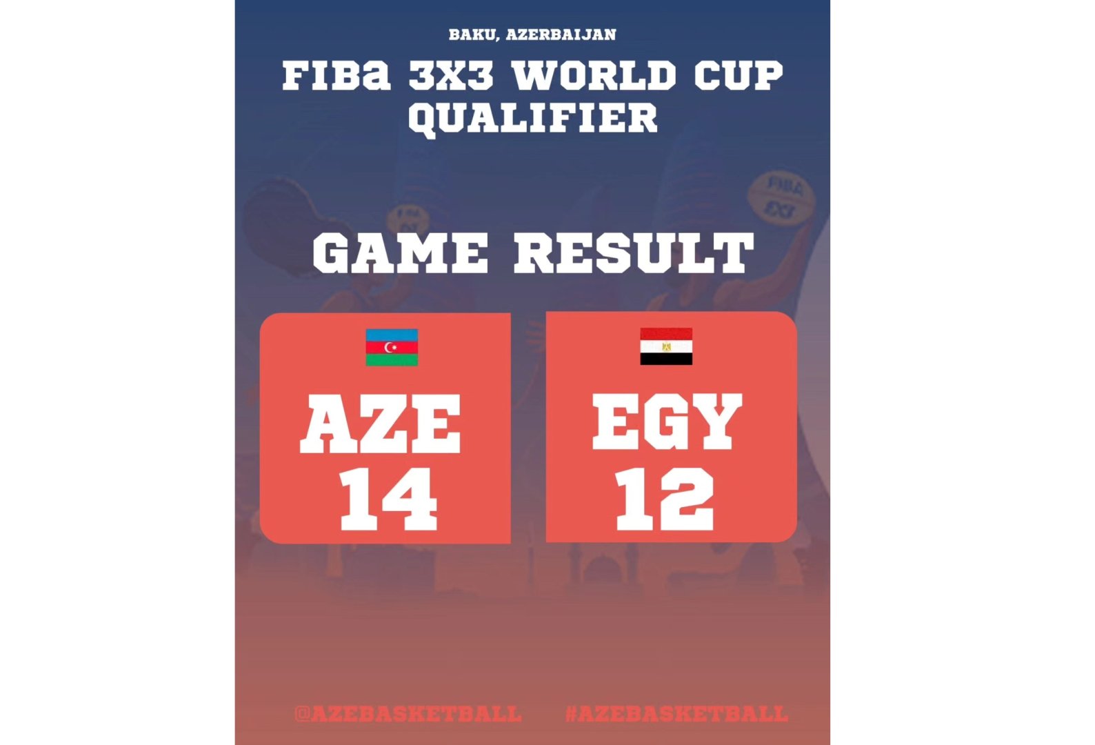 Qadınlardan ibarət basketbol millimiz Misir üzərində qələbə qazandı