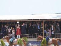 Türkiyə Prezidenti Rəcəb Tayyib Ərdoğan və xanımı Azərbaycan nümayəndə heyətinin çıxışını izlədilər (FOTO)