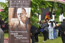 Xarıbülbül Festivalı çərçivəsində Şuşada teatr tamaşası nümayiş olunub (FOTO)
