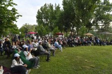 Xarıbülbül Festivalı çərçivəsində Şuşada teatr tamaşası nümayiş olunub (FOTO)