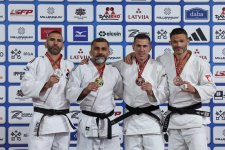 Azərbaycan cüdoçuları veteranlar arasında Avropa çempionatında 3 qızıl və 1 bürünc medal qazanıblar (FOTO)