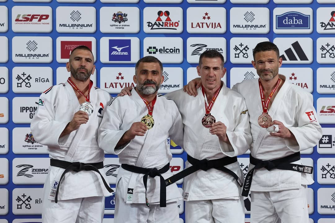 Azərbaycan cüdoçuları veteranlar arasında Avropa çempionatında 3 qızıl və 1 bürünc medal qazanıblar (FOTO)