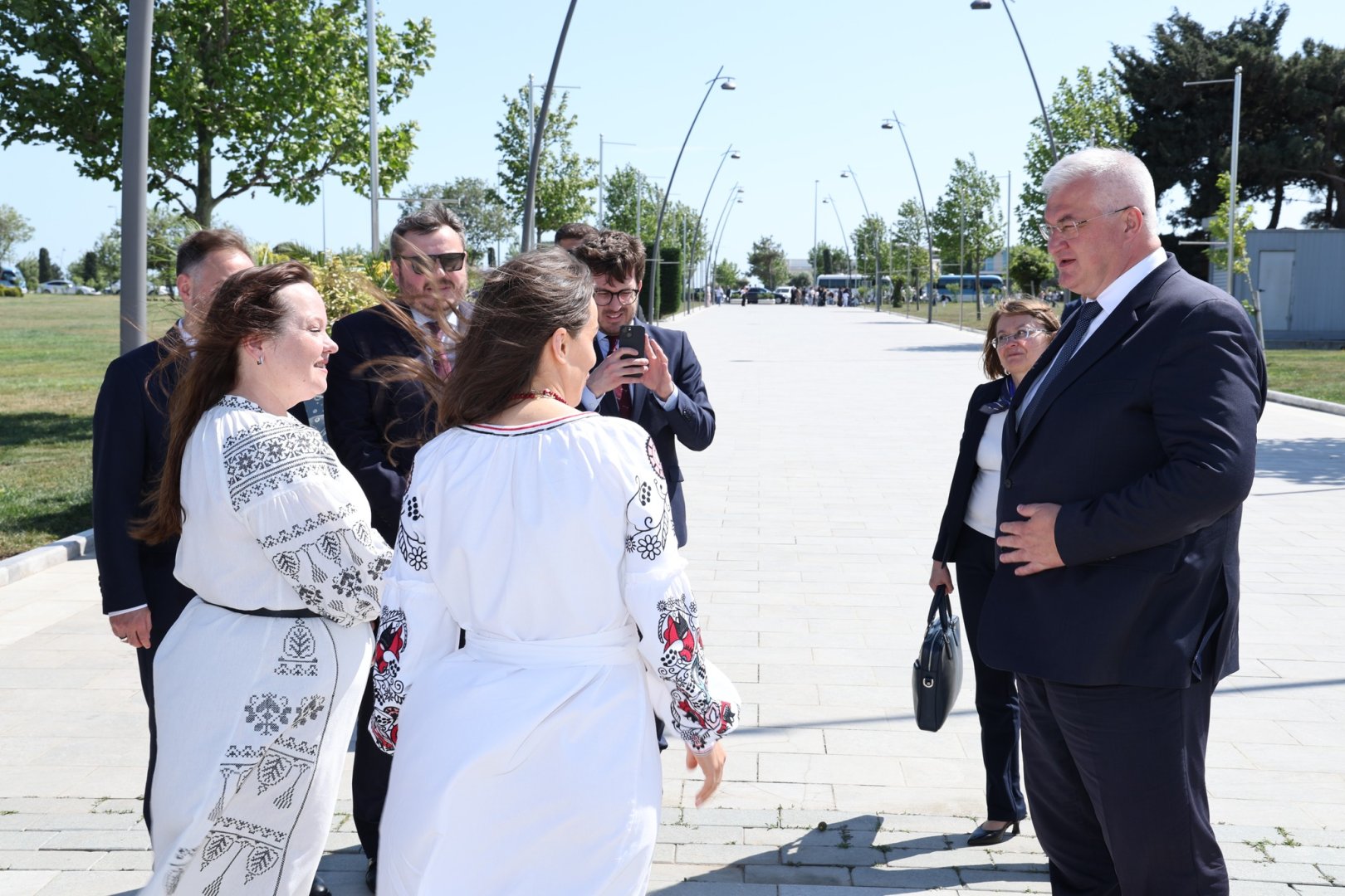 Ukraynanın xarici işlər naziri ASCO-nun “Suraxanı” gəmi-muzeyini ziyarət edib (FOTO)
