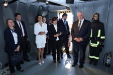 Ukraynanın xarici işlər naziri ASCO-nun “Suraxanı” gəmi-muzeyini ziyarət edib (FOTO)