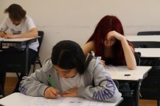 Xankəndi şəhərində ilk dəfə qəbul imtahanı keçirilir (FOTO)