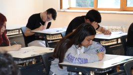 Xankəndi şəhərində ilk dəfə qəbul imtahanı keçirilir (FOTO)