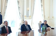 Prezident İlham Əliyev Misir Senatının sədrini qəbul edib (FOTO) (YENİLƏNİB)