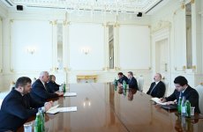 Prezident İlham Əliyev Ukraynanın xarici işlər nazirini qəbul edib (FOTO) (YENİLƏNİB)