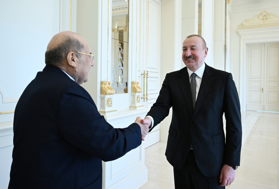 Prezident İlham Əliyev Misir Senatının sədrini qəbul edib (FOTO) (YENİLƏNİB)