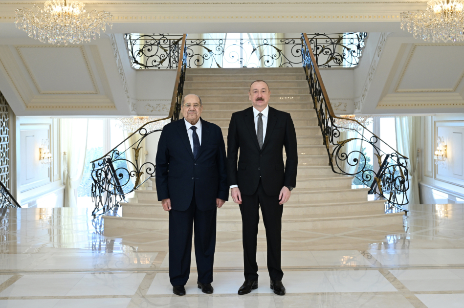 Prezident İlham Əliyev Misir Senatının sədrini qəbul edib (FOTO) (YENİLƏNİB)