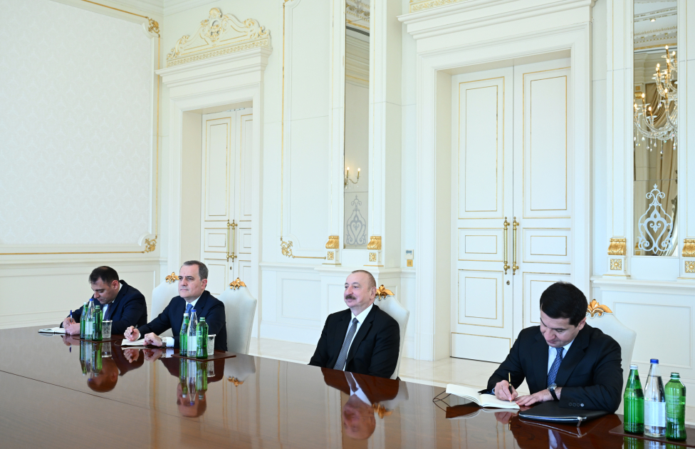 Prezident İlham Əliyev Ukraynanın xarici işlər nazirini qəbul edib (FOTO) (YENİLƏNİB)