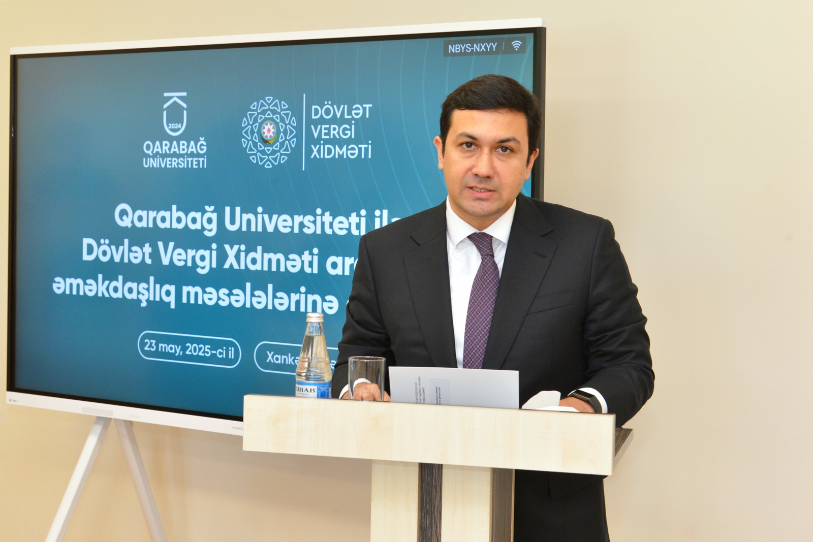 Dövlət Vergi Xidməti və Qarabağ Universiteti arasında əməkdaşlıq memorandumu imzalanıb (FOTO)