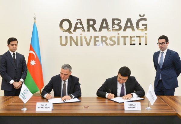 Dövlət Vergi Xidməti və Qarabağ Universiteti arasında əməkdaşlıq memorandumu imzalanıb (FOTO)