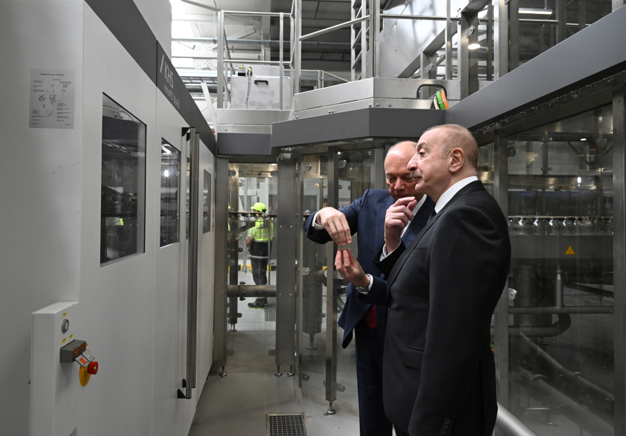Prezident İlham Əliyev  “Azerbaijan Coca-Cola Bottlers” MMC-nin İsmayıllıda yeni istehsal müəssisəsinin açılışında iştirak edib (FOTO) (YENİLƏNİB)