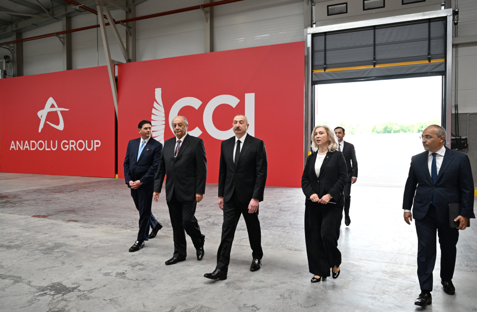 Prezident İlham Əliyev  “Azerbaijan Coca-Cola Bottlers” MMC-nin İsmayıllıda yeni istehsal müəssisəsinin açılışında iştirak edib (FOTO) (YENİLƏNİB)