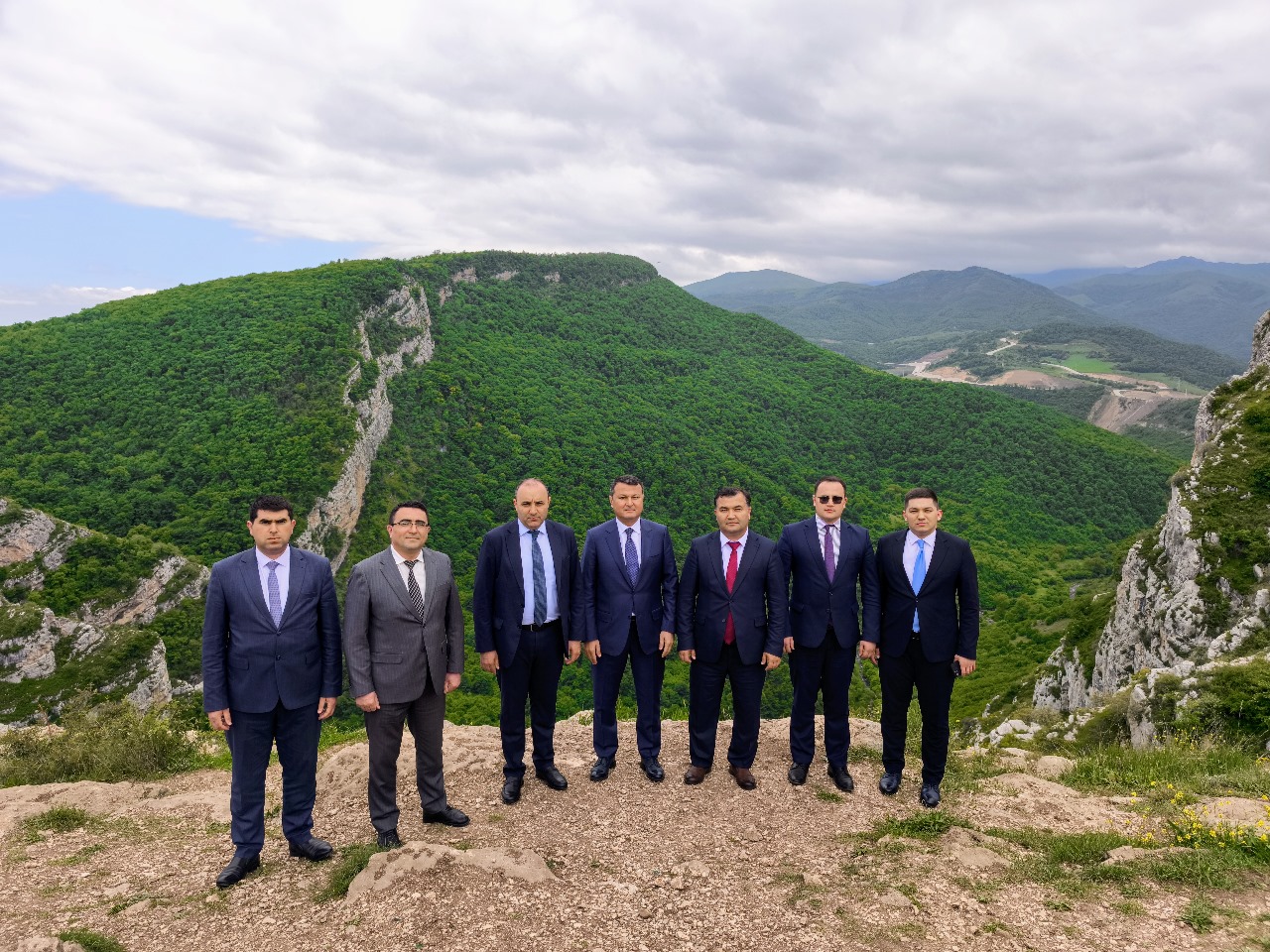 Özbəkistan nümayəndə heyəti Qarabağa səfər edib (FOTO)