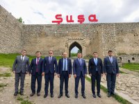 Özbəkistan nümayəndə heyəti Qarabağa səfər edib (FOTO)