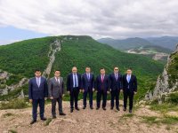 Özbəkistan nümayəndə heyəti Qarabağa səfər edib (FOTO)