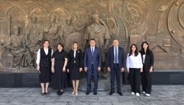 Özbəkistan nümayəndə heyəti Qarabağa səfər edib (FOTO)