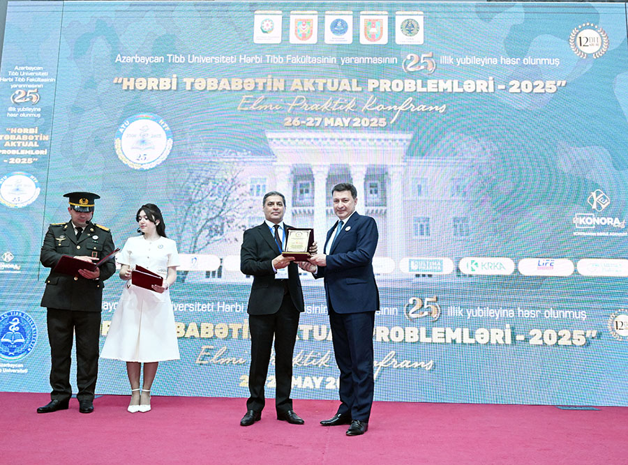 Hərbi Tibb Fakültəsinin yaranmasının 25 illik yubileyinə həsr olunmuş elmi-praktik konfrans keçirilir (FOTO)