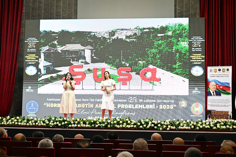 Hərbi Tibb Fakültəsinin yaranmasının 25 illik yubileyinə həsr olunmuş elmi-praktik konfrans keçirilir (FOTO)
