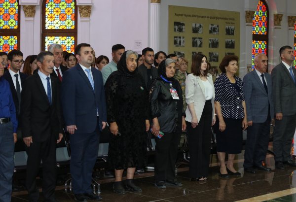 Xaçmaz rayonunda “Müstəqilliyimiz əbədidir, dönməzdir” adlı tədbir keçirilib (FOTO)