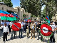 Mingəçevirdə Birinci Qarabağ müharibəsi şəhidinin qalıqları dəfn olunub (FOTO)