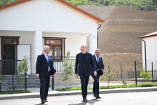 Prezident İlham Əliyev Laçın rayonunun Bəylik kəndinin açılışında iştirak edib (FOTO/VİDEO)