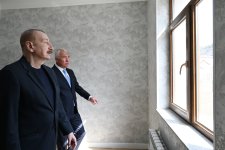 Prezident İlham Əliyev Laçın rayonunun Bəylik kəndinin açılışında iştirak edib (FOTO/VİDEO)