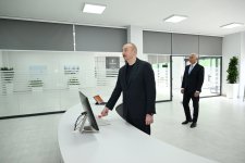 Prezident İlham Əliyev Laçın Elektrik Şəbəkəsi Rəqəmsal İdarəetmə Mərkəzinin açılışında iştirak edib (FOTO/VİDEO)